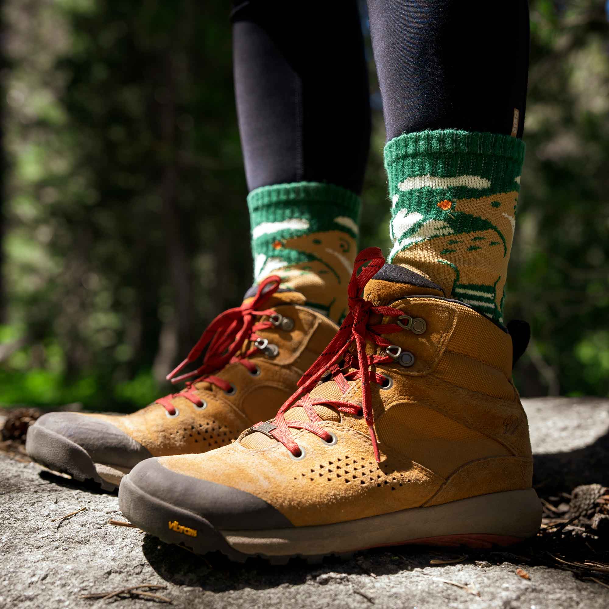 Ohana Sunshine - Wholesale Socks - Unisex - Odor-Control Performance Hiking Socks | Mongoose4