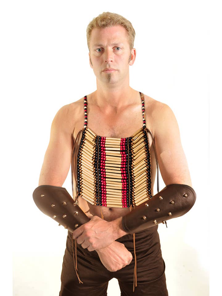 Western Fashion - Wholesale Bustier - Women's - Breastplate Native American - Beige2