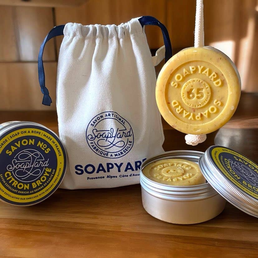 soapyard - Wholesale Bar Soap - Soap & Rope + Tin + Cotton Gift Bag11