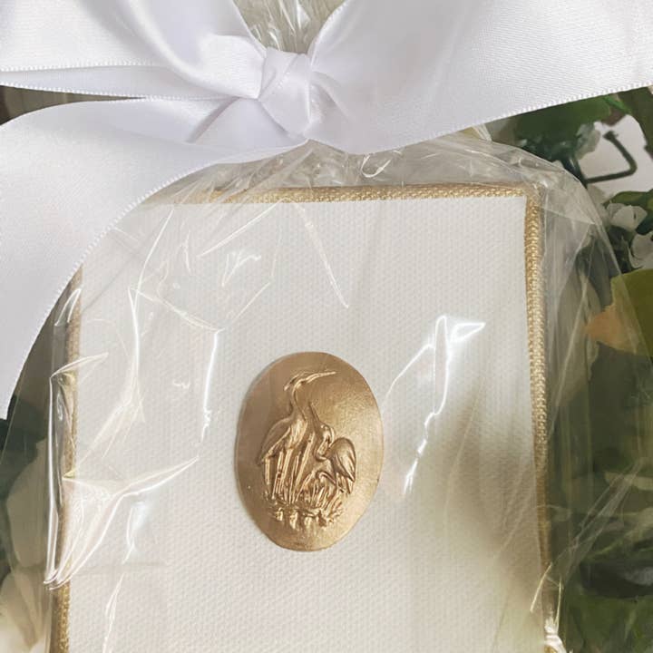 Gold Leaf Gilded Egret Canvas Art for wholesale by Rouge 225