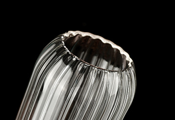 Sweet Home Deco - Wholesale Vase - Stripes Clear Bud Vases, Borosilicate Light Weight Glass3