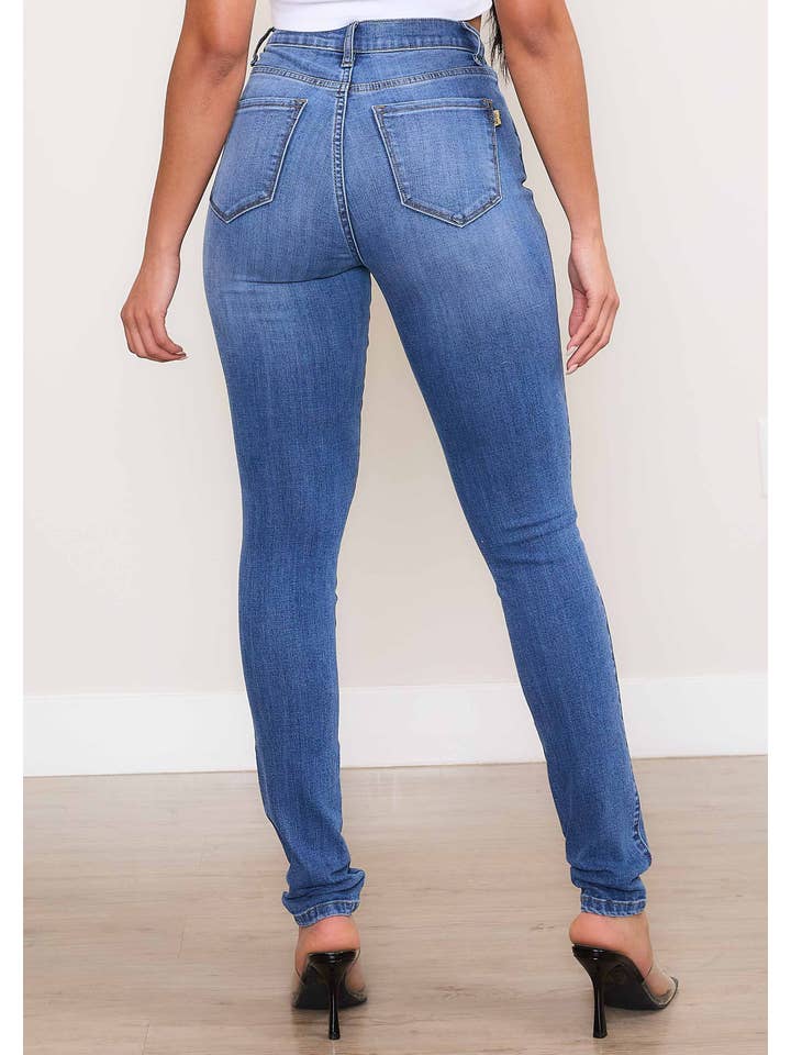 Medium Stone Everyday Skinny Fit Jeans for wholesale on Faire2