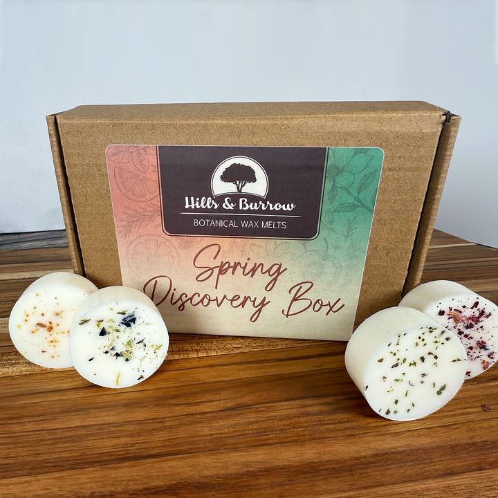 Forår Opdagelsesboks – Botanisk Vokssmelte Prøvesæt for engroshandel hos Hills & Burrow