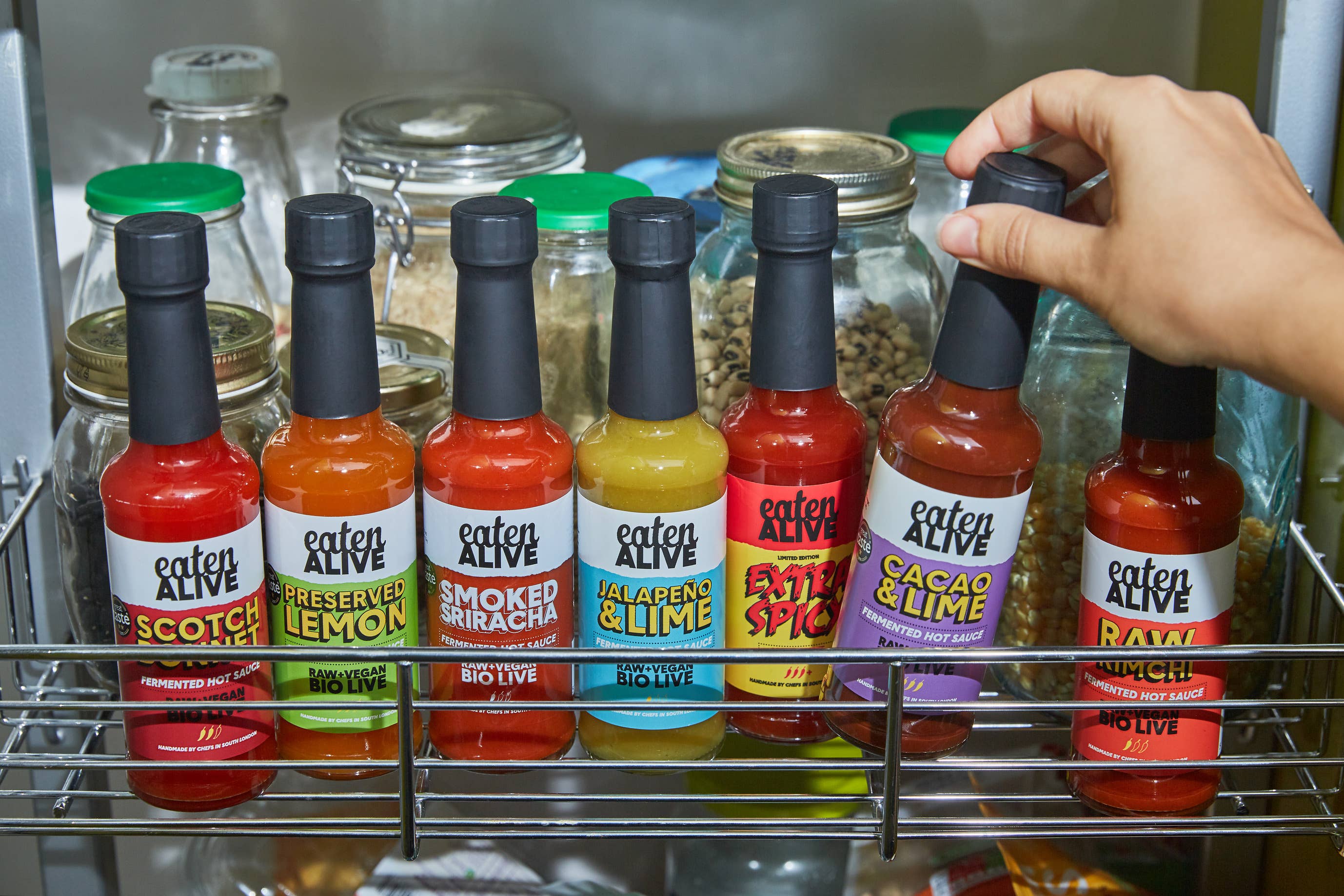 Eaten Alive - Vendita all'ingrosso Salse piccanti - Salsa piccante fermentata Scotch Bonnet3