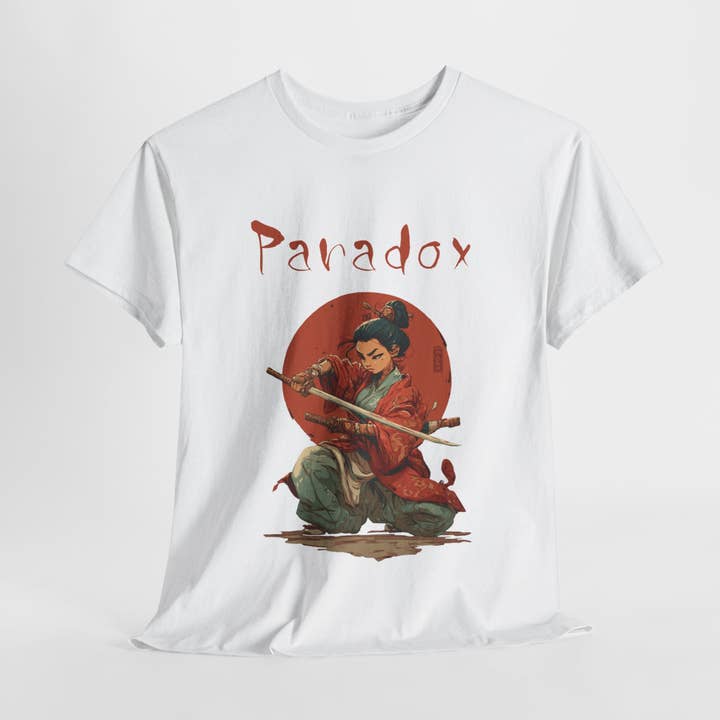 Paradox Designs - Wholesale Screen printed t-shirt – Women′s - Japanese Lady Samurai Warrior T-Shirt | Paradox Design3