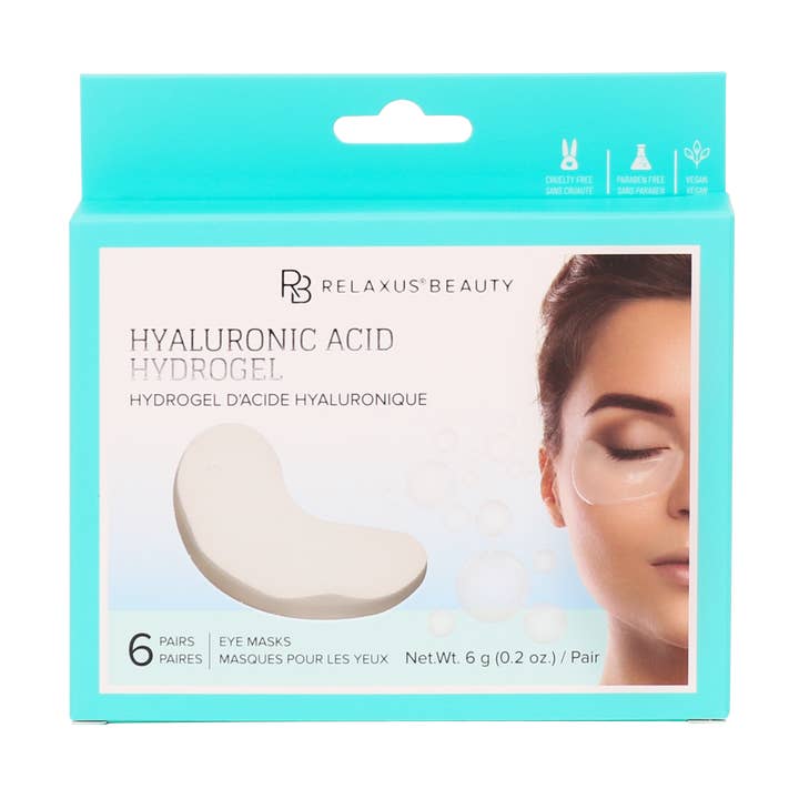 Relaxus Products - Wholesale Eye Treatment Mask - HydroGel Eye Masks (displayers of 12)2