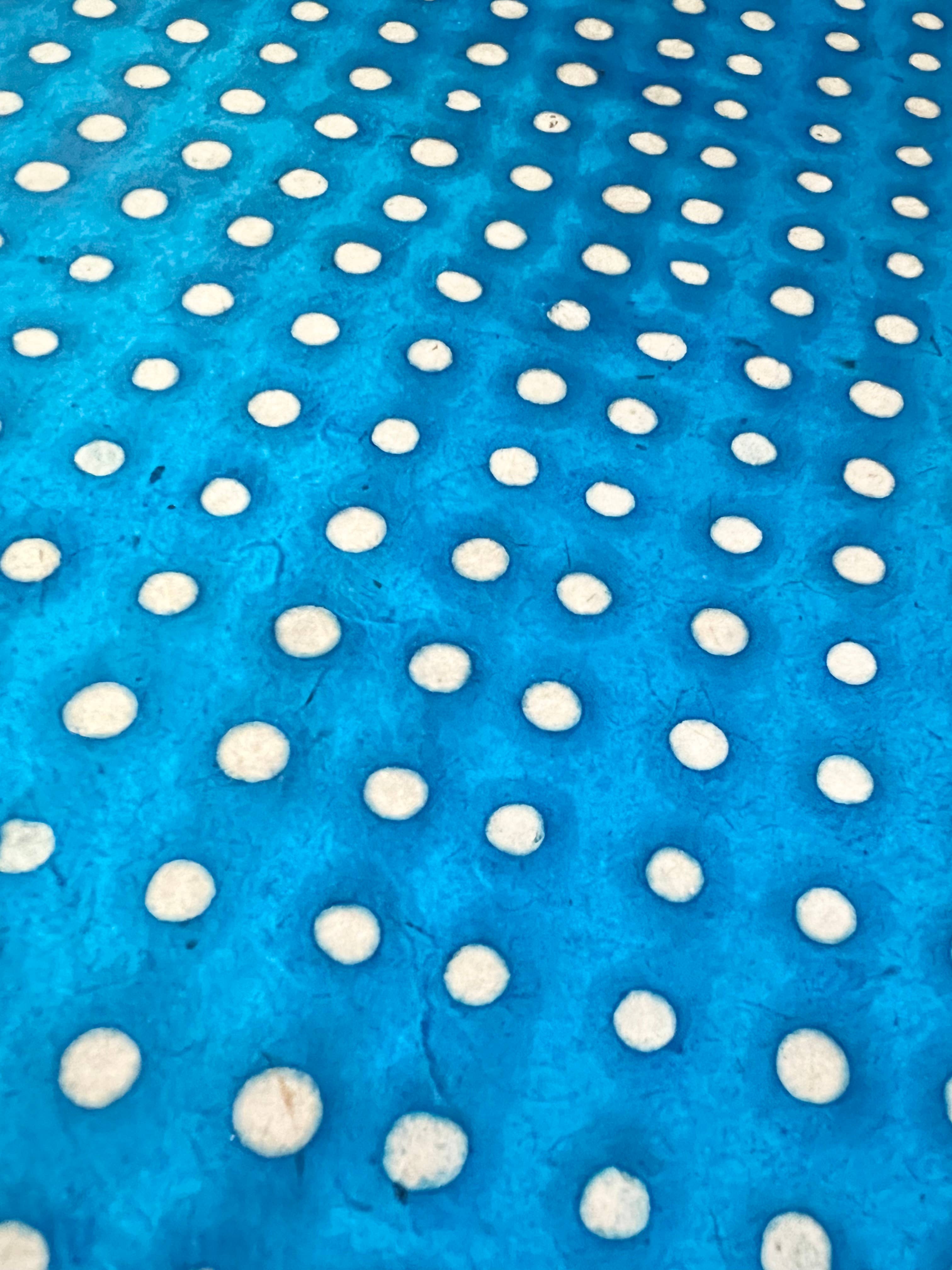 HimalDesign - Wholesale Craft Supplies - Lokta paper, batik-painted dots - Nepalese paper, Batik wax1