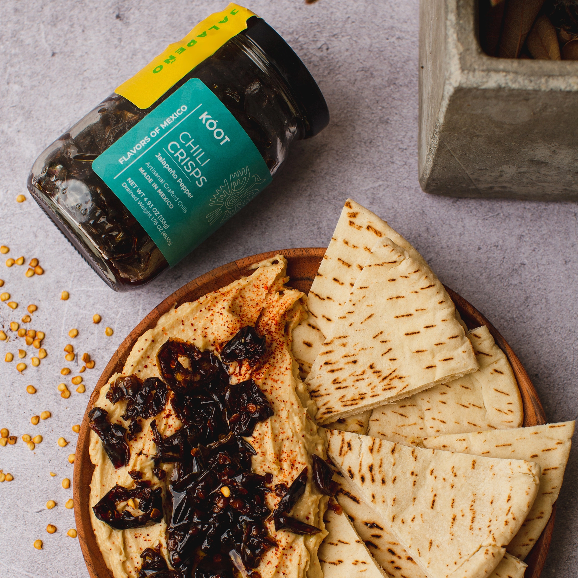 Koot - Venta al por mayor Pasta de chile - 🌶️ Crispante de chile jalapeño mexicano: auténtico y natural2