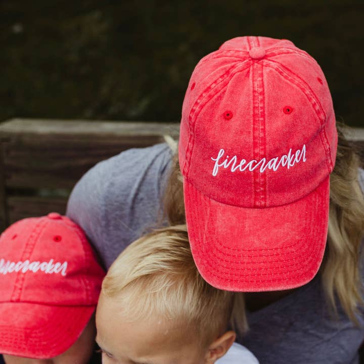 Waves of Grace Letter Co. - Wholesale Baseball Cap - Women's - Firecracker baseball hat4