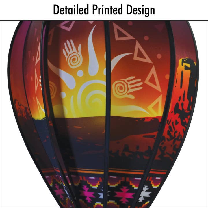 In the Breeze, LLC. - Wholesale Wind Spinner - Southwest 10 Panel Hot Air Balloon Spinner4
