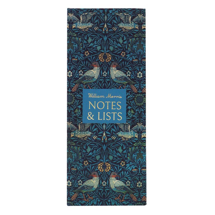 Robert Frederick Ltd - Vendita all'ingrosso Set di cartoleria/cancelleria - Blocco note alto e set di liste William Morris con matita