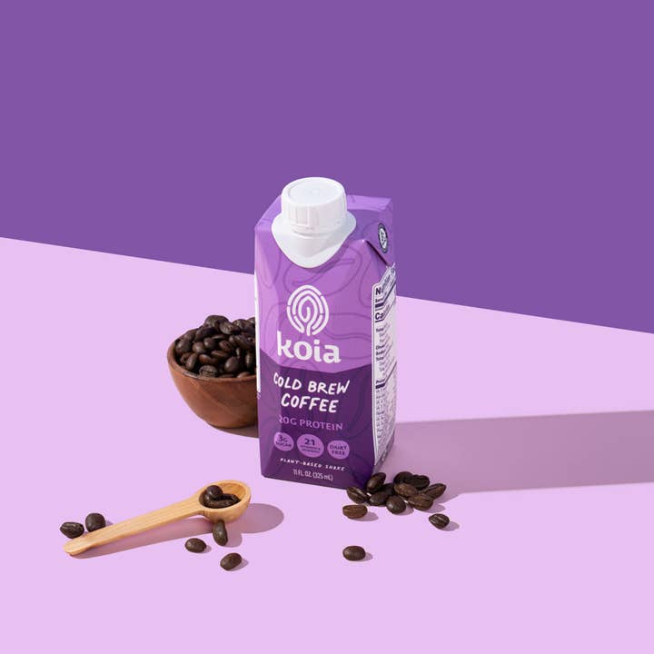 Koia - Wholesale Iced Coffee/Cold Brew - Cold Brew Coffee Nutrition Shake - 12pk Shelf Stable