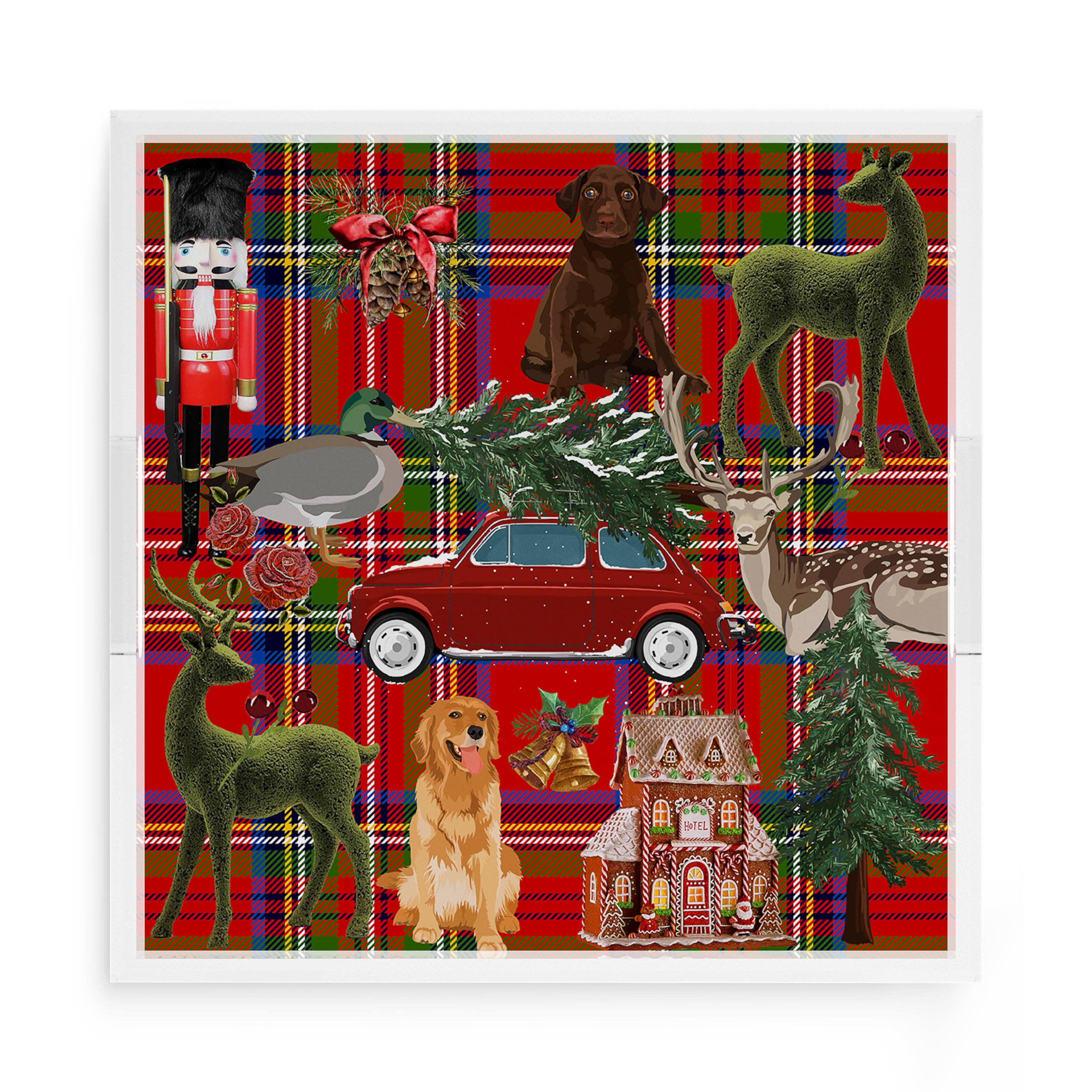 Nicolette Mayer Collection - Wholesale Decorative Tray - Ultimate Christmas Acrylic Square Decorative Tray33