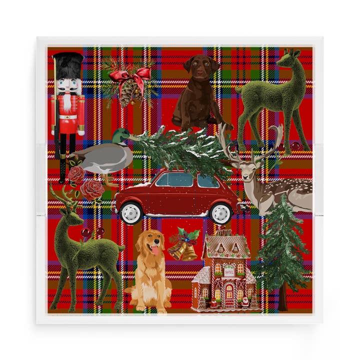 Nicolette Mayer Collection - Wholesale Decorative Tray - Ultimate Christmas Acrylic Square Decorative Tray33
