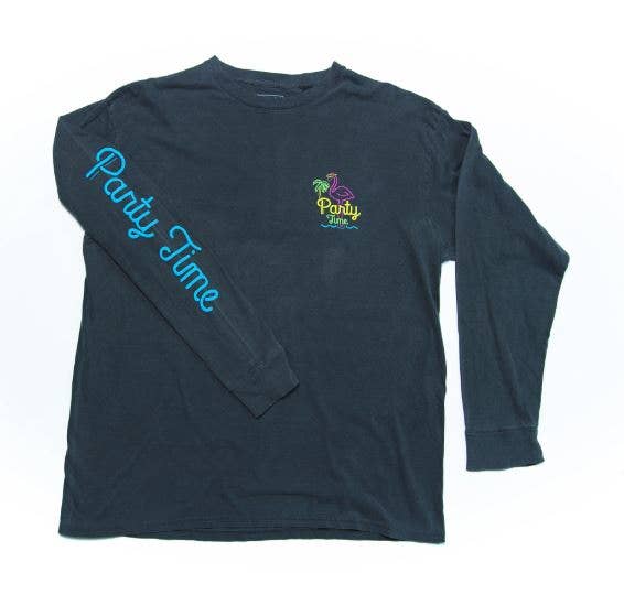 Party Pants - Wholesale T-Shirt (Graphic) - Women's - Party Time LS Tee1