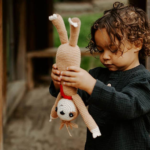 Chocalho de preguiça por atacado de PebbleChild USA
