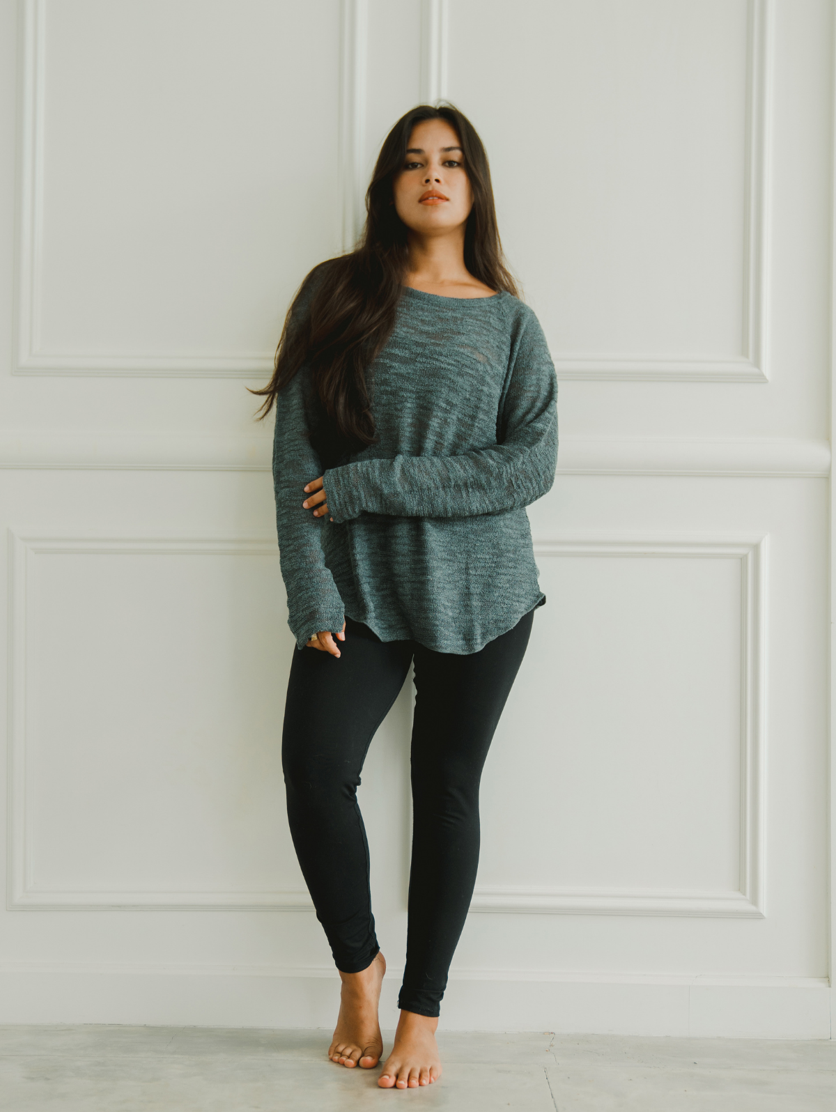 Hands To Hearts - Wholesale Tunic - Women's - Chillax Tee Slate6