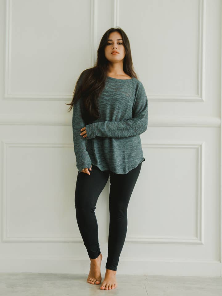 Hands To Hearts - Wholesale Tunic - Women's - Chillax Tee Slate6