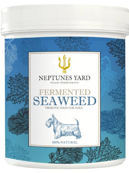 Prebiotic Fermented Seaweed Dog Food Supplement. for wholesale by Neptune’s Yard