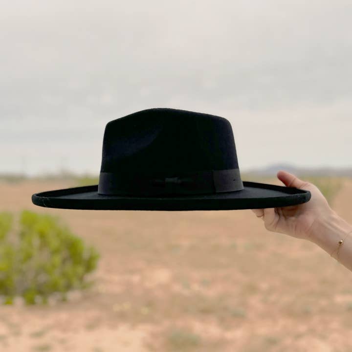 Wild as Heck - Wholesale Fedora - Women's - The Stevie Hat (pencil brim, wool hat, fedora, unique)