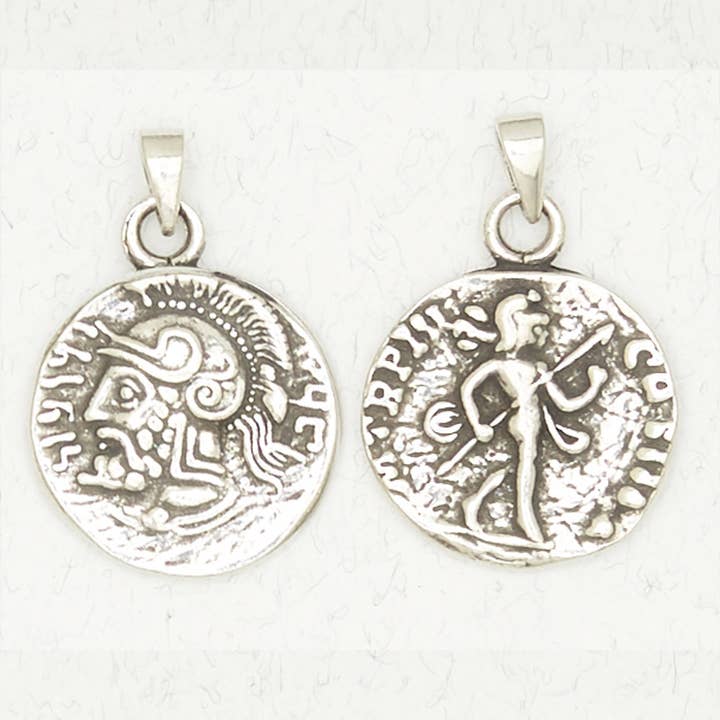 Nirvana - Wholesale Individual Charm/Pendant - Greek God Pewter Pendant Necklace - Ares