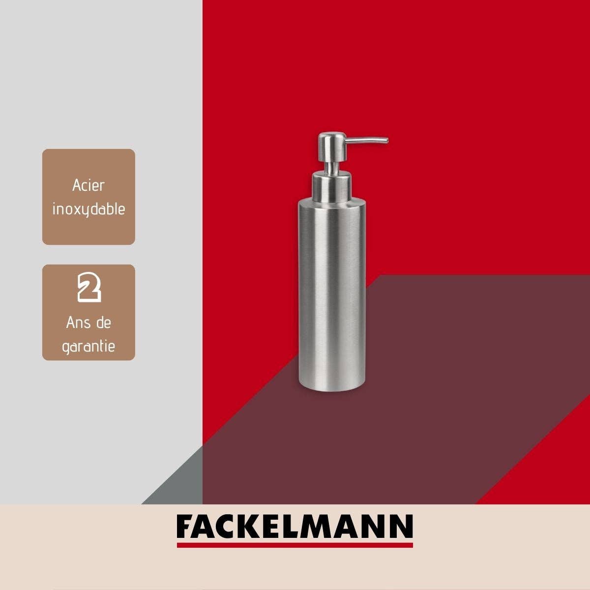 Zenker - Wholesale Soap Dispenser - Fackelmann Tecno modern gray soap dispenser 20.5 cm3