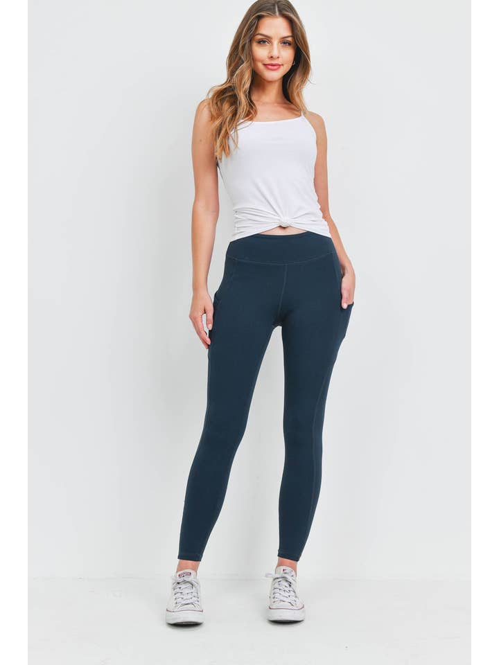 MARINBLÅ MARINBLÅ LEGGINGS för wholesale på Faire