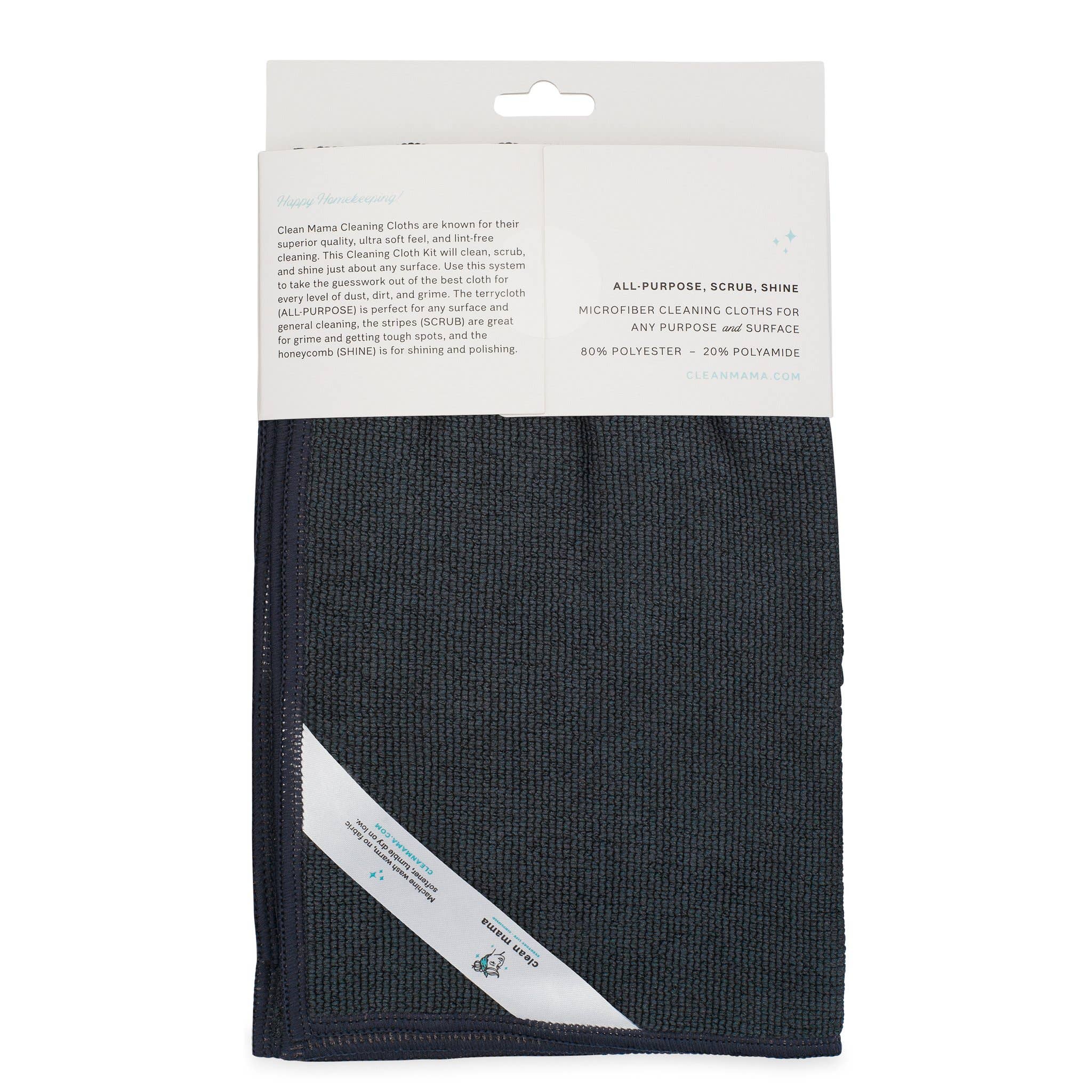 KAF Home - Vente Torchon - Ensemble de 3 chiffons de nettoyage Clean Mama3