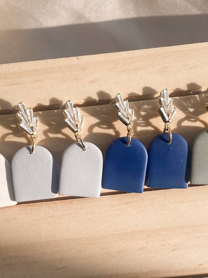 Luxury Polymer Clay Earrings for wholesale by Little Nellie Belles