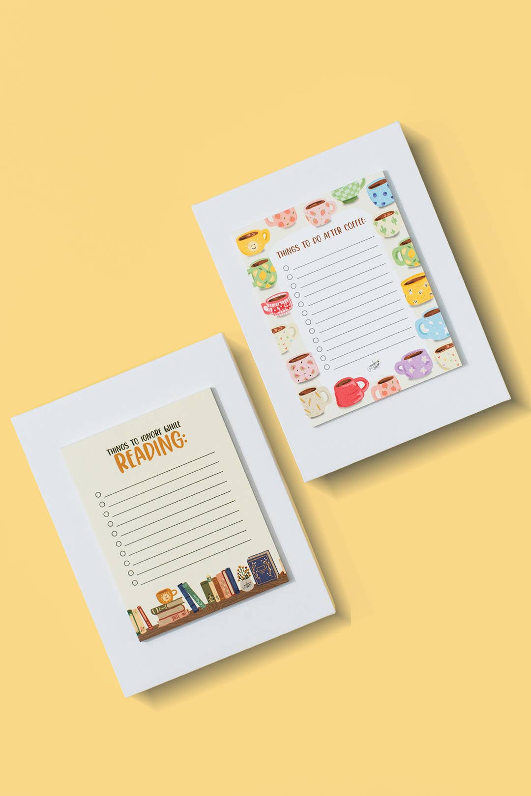 Jaybee Design - Vendita all'ingrosso Bloc notes - Cose da fare dopo il caffè - Blocco note2