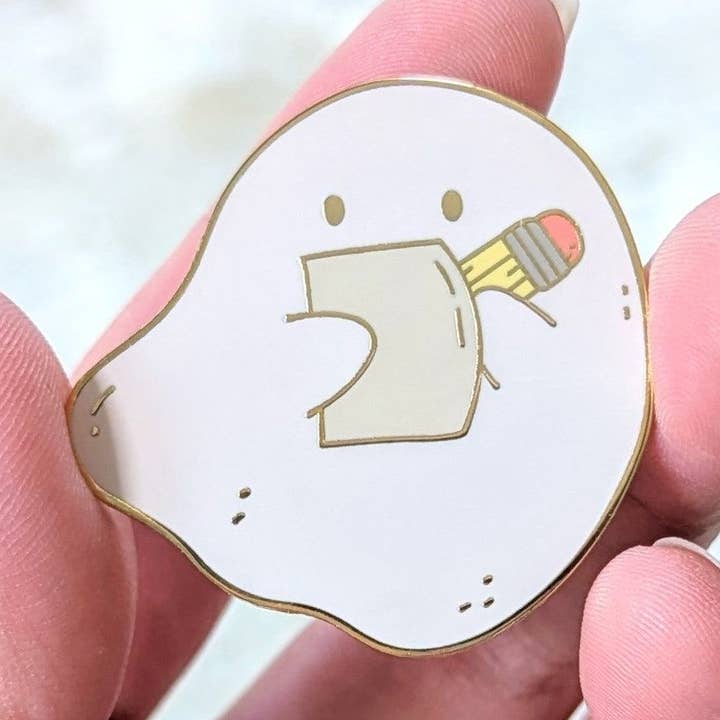 Pin esmaltado Ghost Writer para venta al por mayor de Arcasian