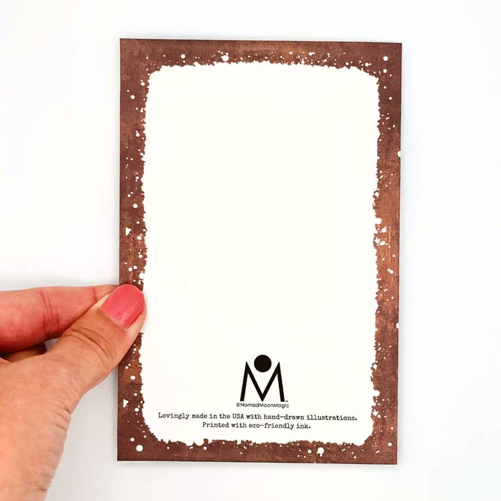 NOMAD Moon Magic - Wholesale Birthday Card - 4x6 Mushroom Birthday Greeting Card, Witchy Cottagecore2