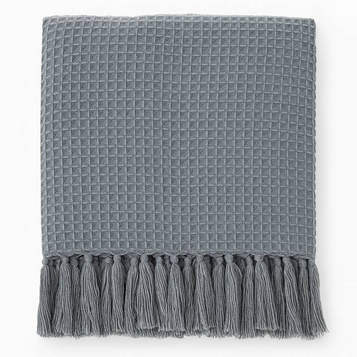 Fennco Styles - Wholesale Throw blanket - Classic Waffle Weave 50x60 Inch Throw Blanket