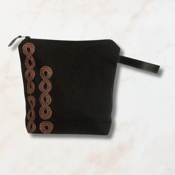 Stor herrnecessär i canvas med läderhandtag för wholesale av Raina Atelier