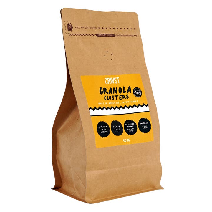 Granola Clusters (400g) for wholesale by Crwst