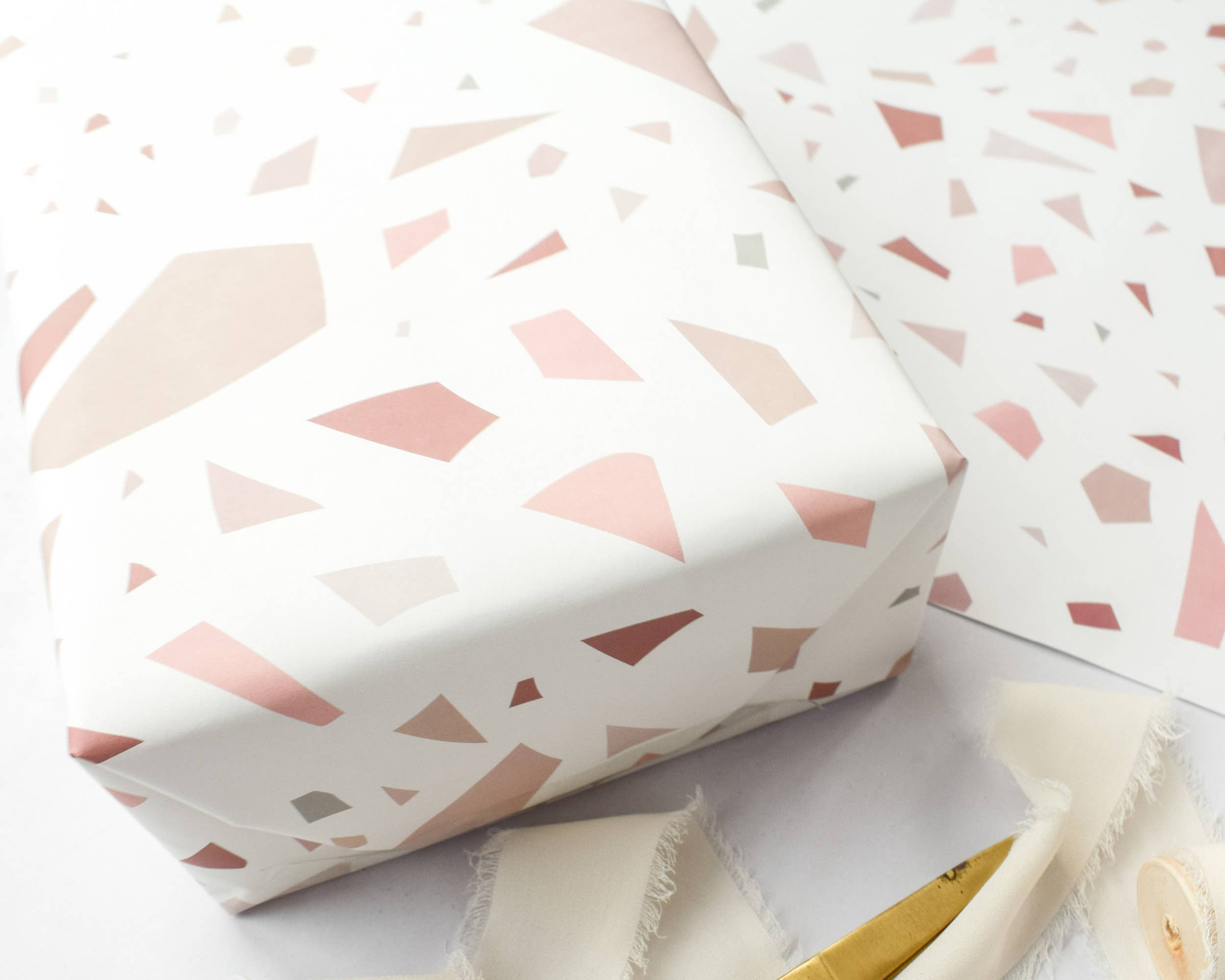 Jennifer Tune - Wholesale Flat Wrap - Terrazzo Print Wrapping Paper6