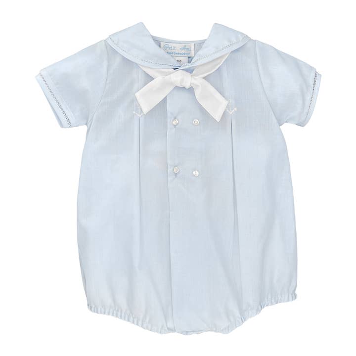 Petit Ami & Zubels - Wholesale Bodysuit (Non-Footed) - Baby - Romper with Anchor Embroidery