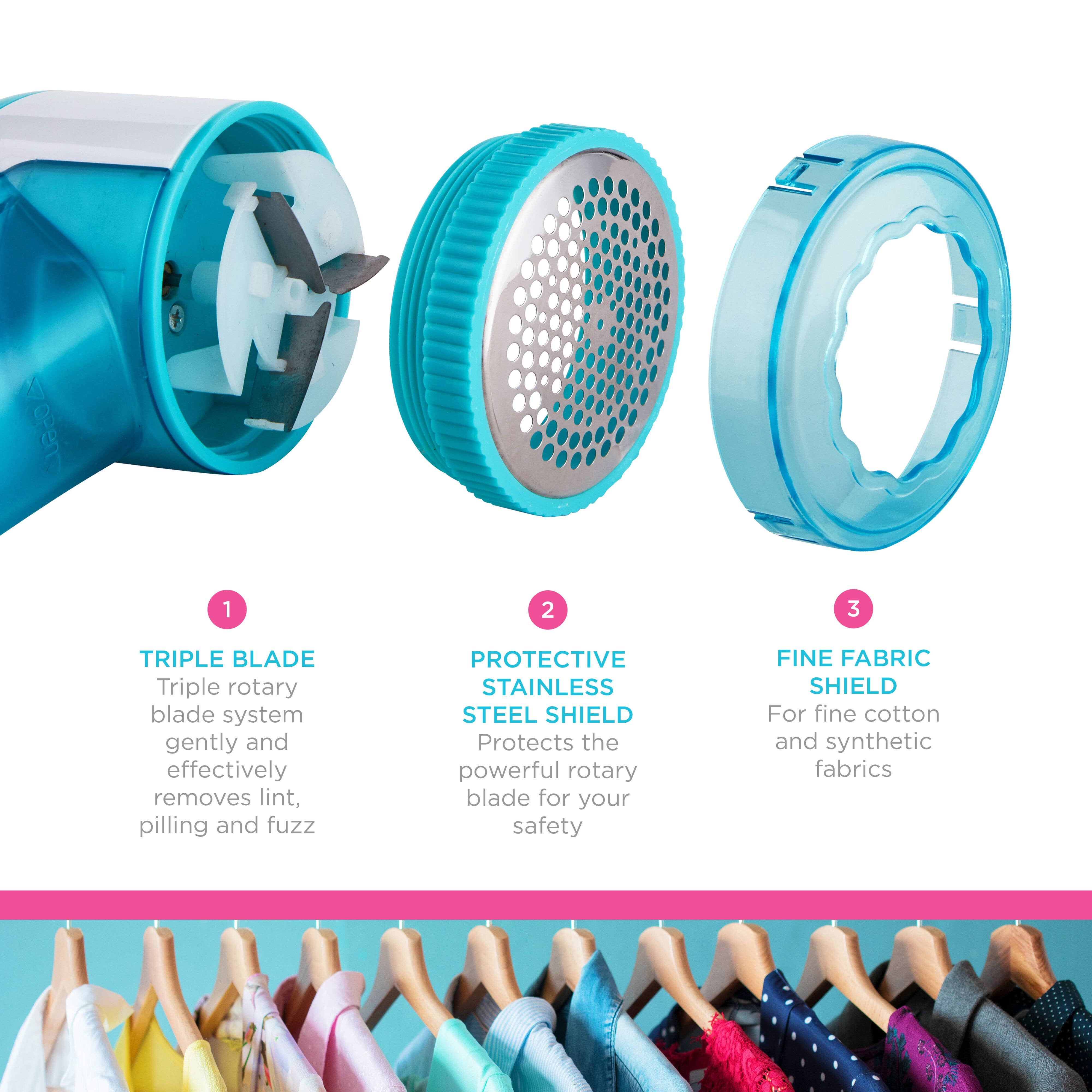 True & Tidy - Wholesale Electronic Toy - Kids & Baby - Triple Blade Compact Fabric Shaver3