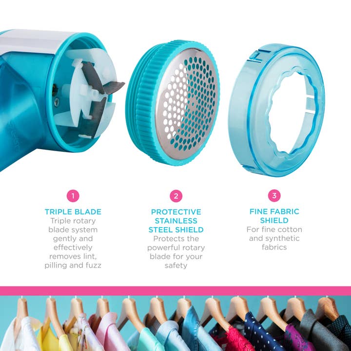 True & Tidy - Wholesale Electronic Toy - Kids & Baby - Triple Blade Compact Fabric Shaver3