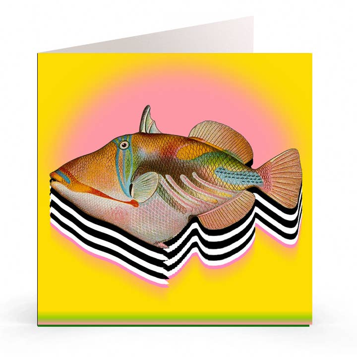 Cartões de felicitações: Coleção Sea Life - Zebra Fish por atacado de 'Alkemest