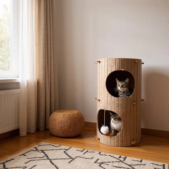 Althea Living - Wholesale Pet Bed - Cat - Mediterranean Felt House8