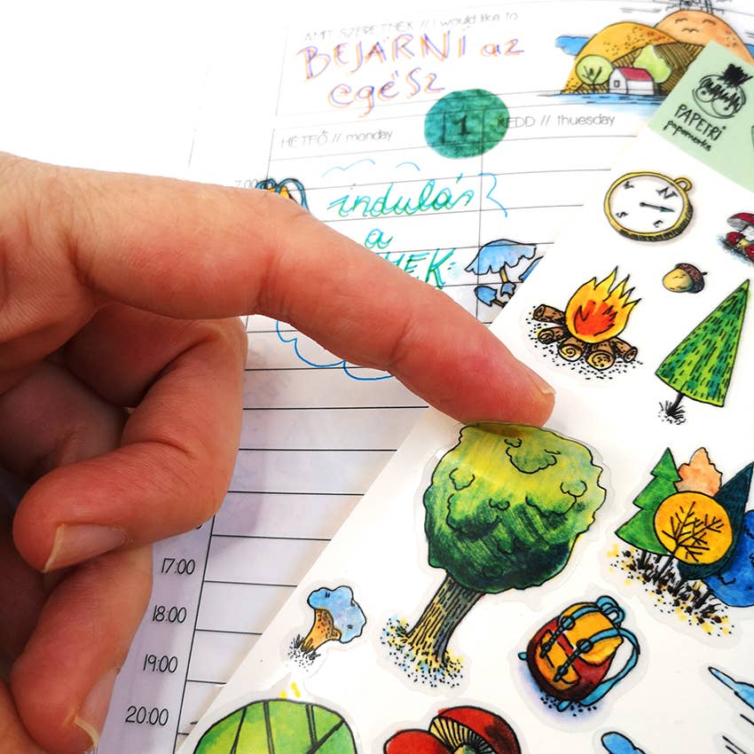 Papetri paperworks - Wholesale Sticker - Transparent Waterproof Sticker Sheet - Dog Dreams3