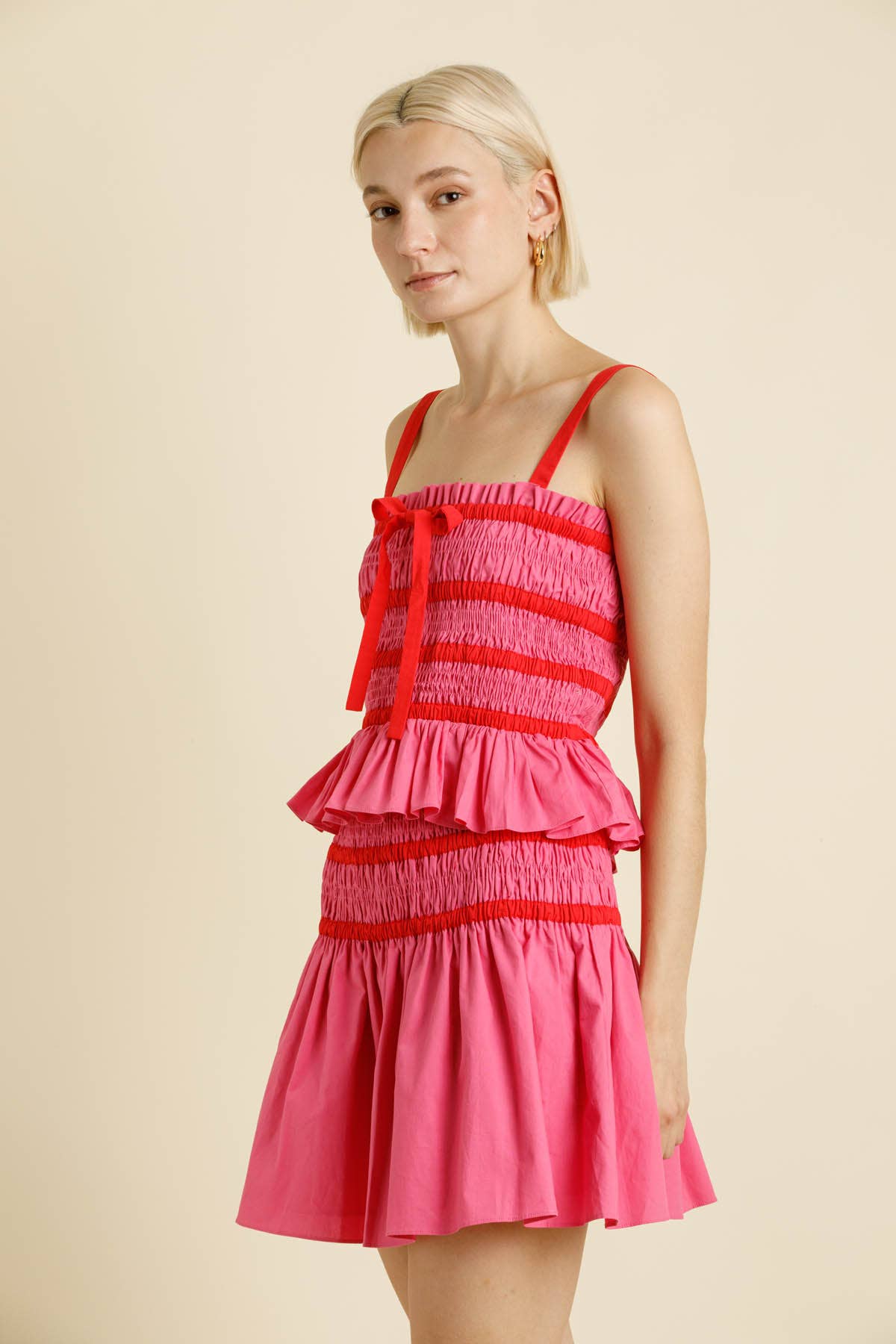 Aureum - Wholesale Blouse - Women's - AT2045 - COMBO TRIMMING CAMI TOP1