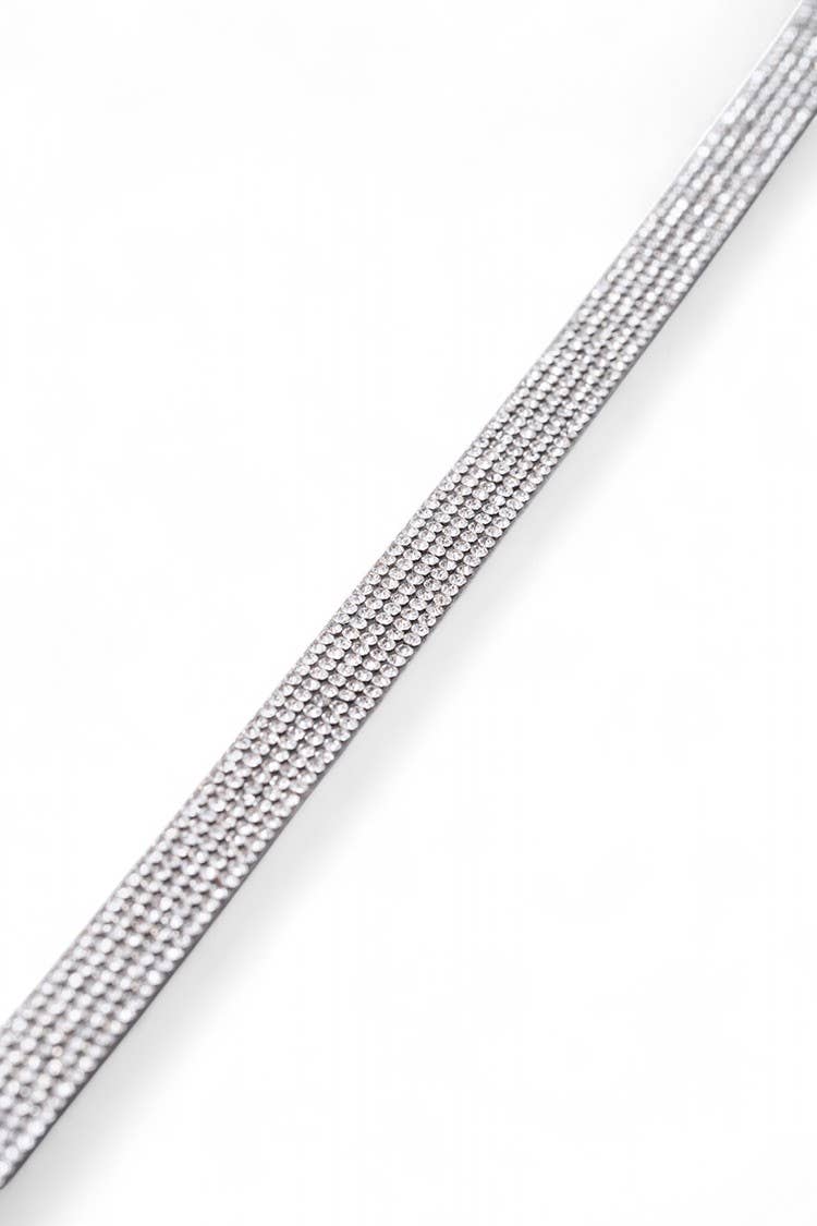 Rope & Spurs - Wholesale Hat Accessory - Women's - Crystal Leather Hat Belt4