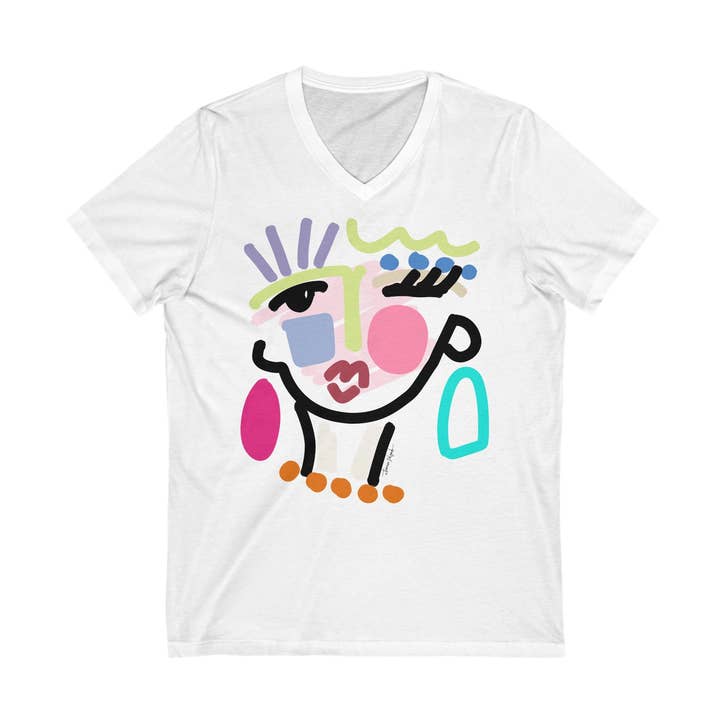 Zoey ART Shirt Graphic Tee Original Art for wholesale by THERESA DELGADO