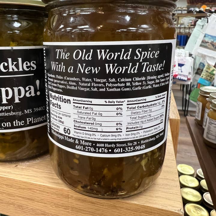 Mickle’s Pickles - Wholesale Pickled Vegetables - Black Peppa Mickle's Pickles 12oz Jar1