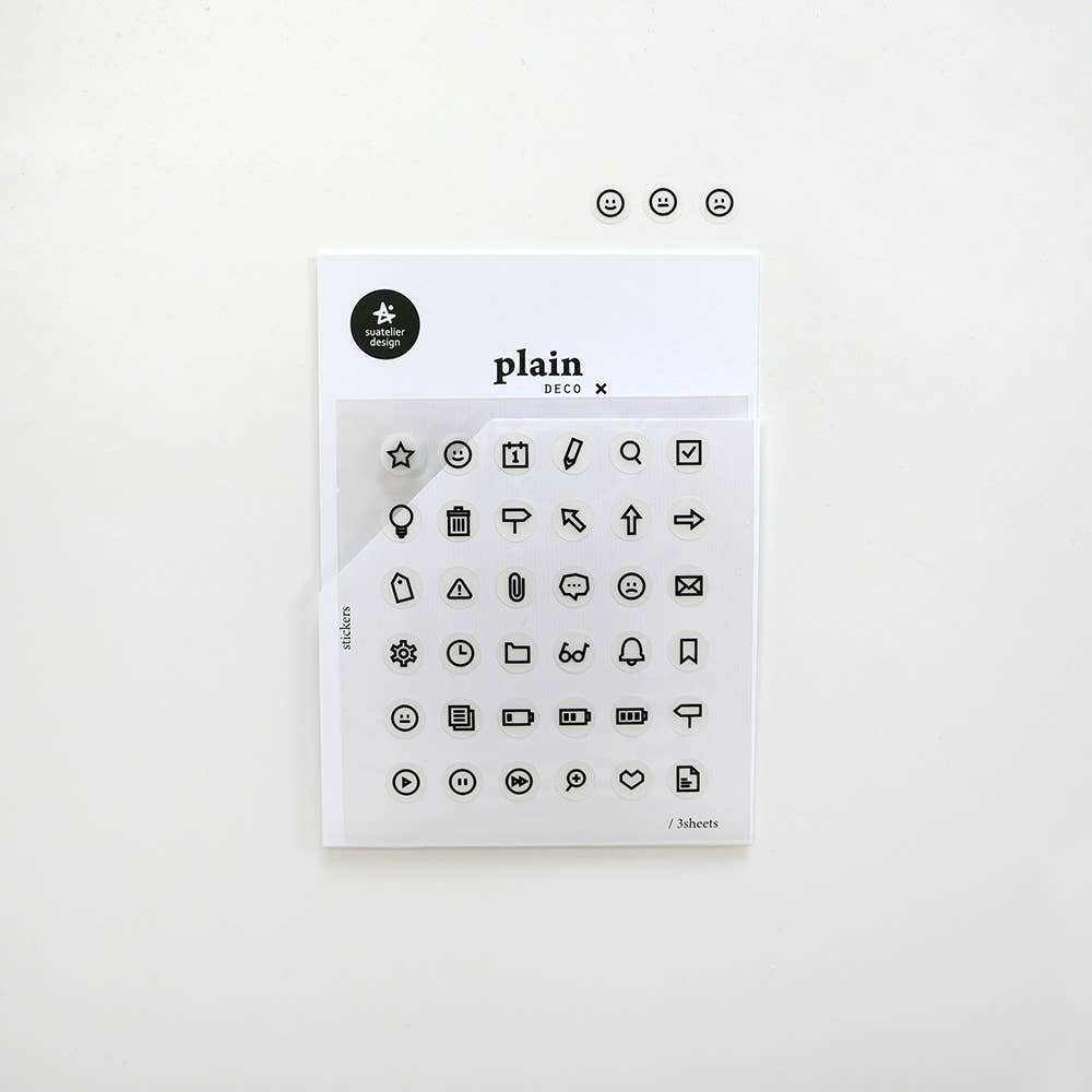Suatelier Plain Deco Sticker - 26