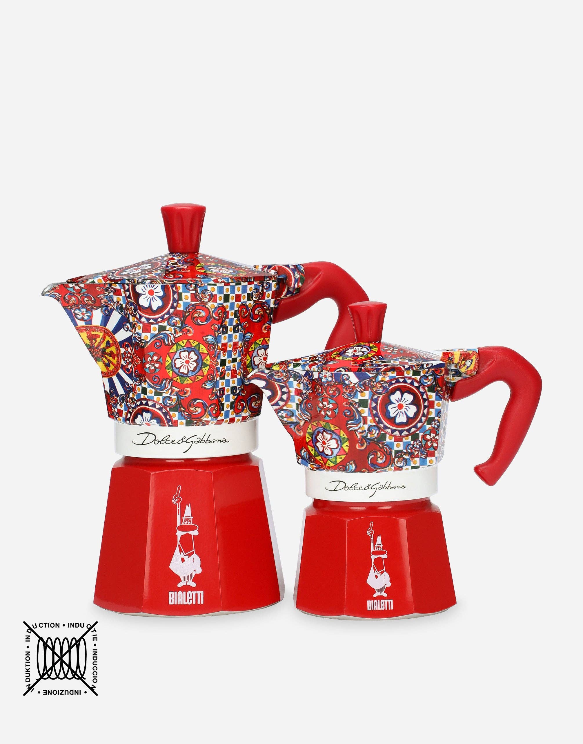 Red Bialetti X Dolce&Gabbana Sicilian Cart Moka Express for wholesale on Faire13