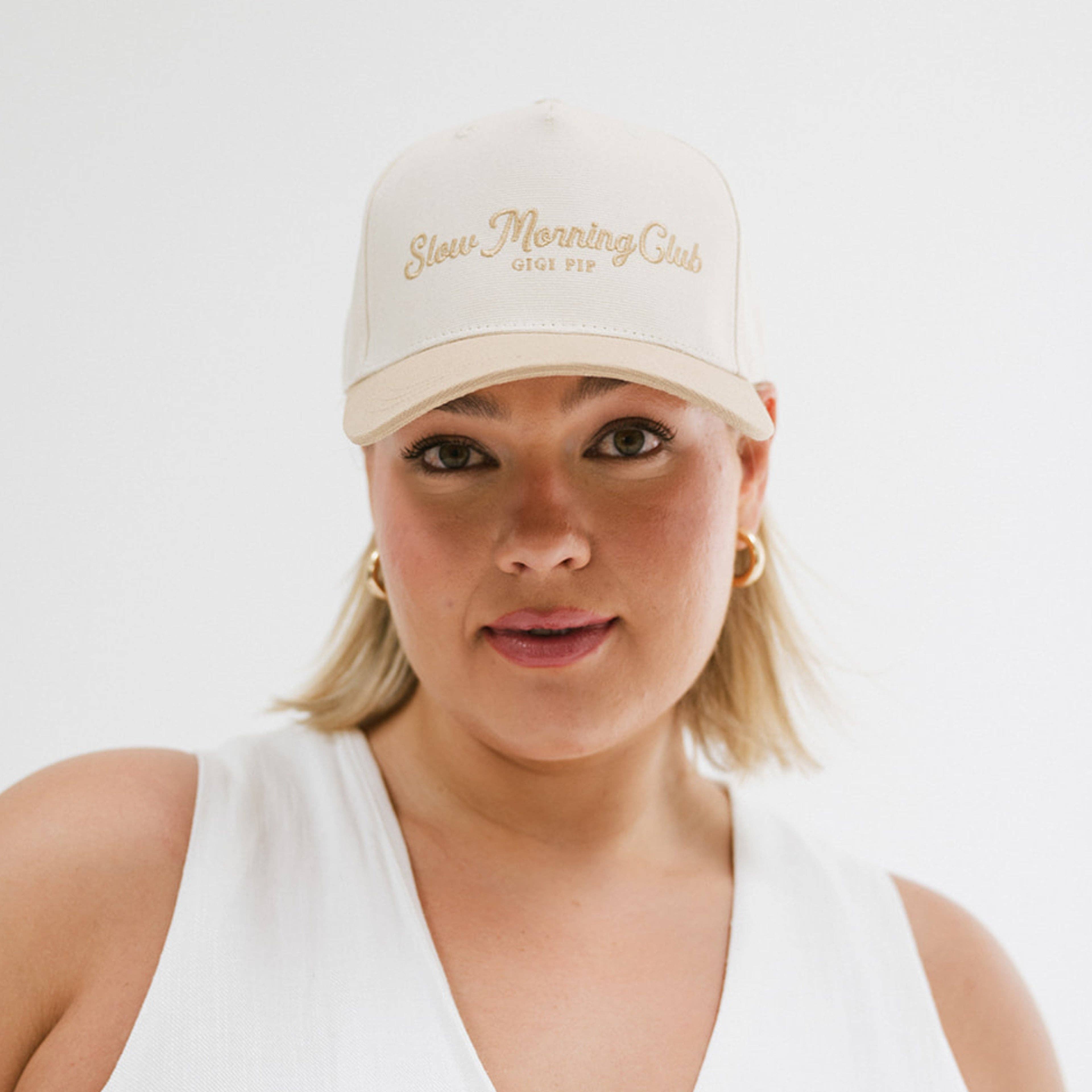 Gigi Pip - Wholesale Trucker Hat - Women's - Slow Morning Club Canvas Trucker5