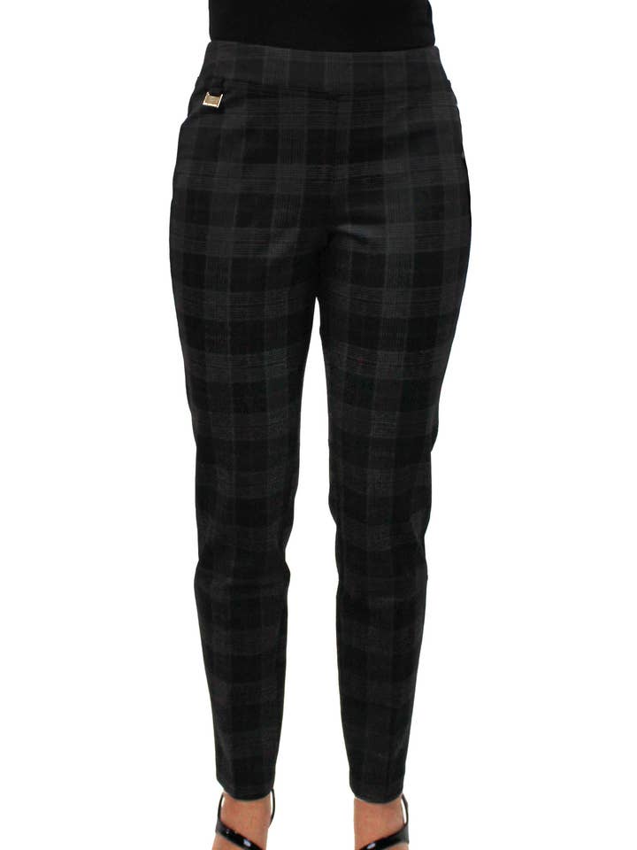 NP8129VK5-B - Preto/Chocolate - Calças de Compressão A3329 por atacado de K & C Clothing, Inc.